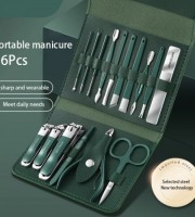 16pcs Stainless Steel Nail Cutter Tool Set
